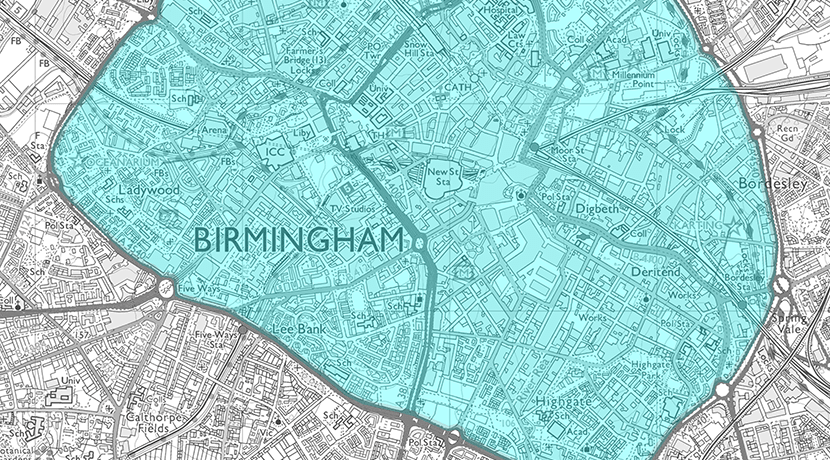 Birmingham City Clean Air Zone Birmingham Map / Clean Air Zones And The